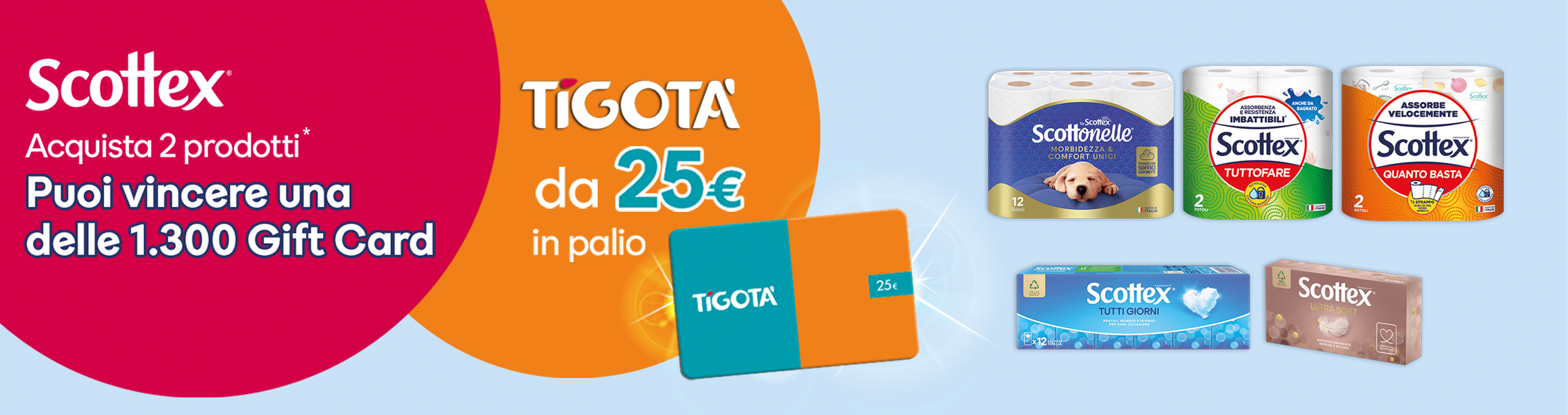 immagine desktop del concorso Concorso Prova a vincere la gift card Tigotà