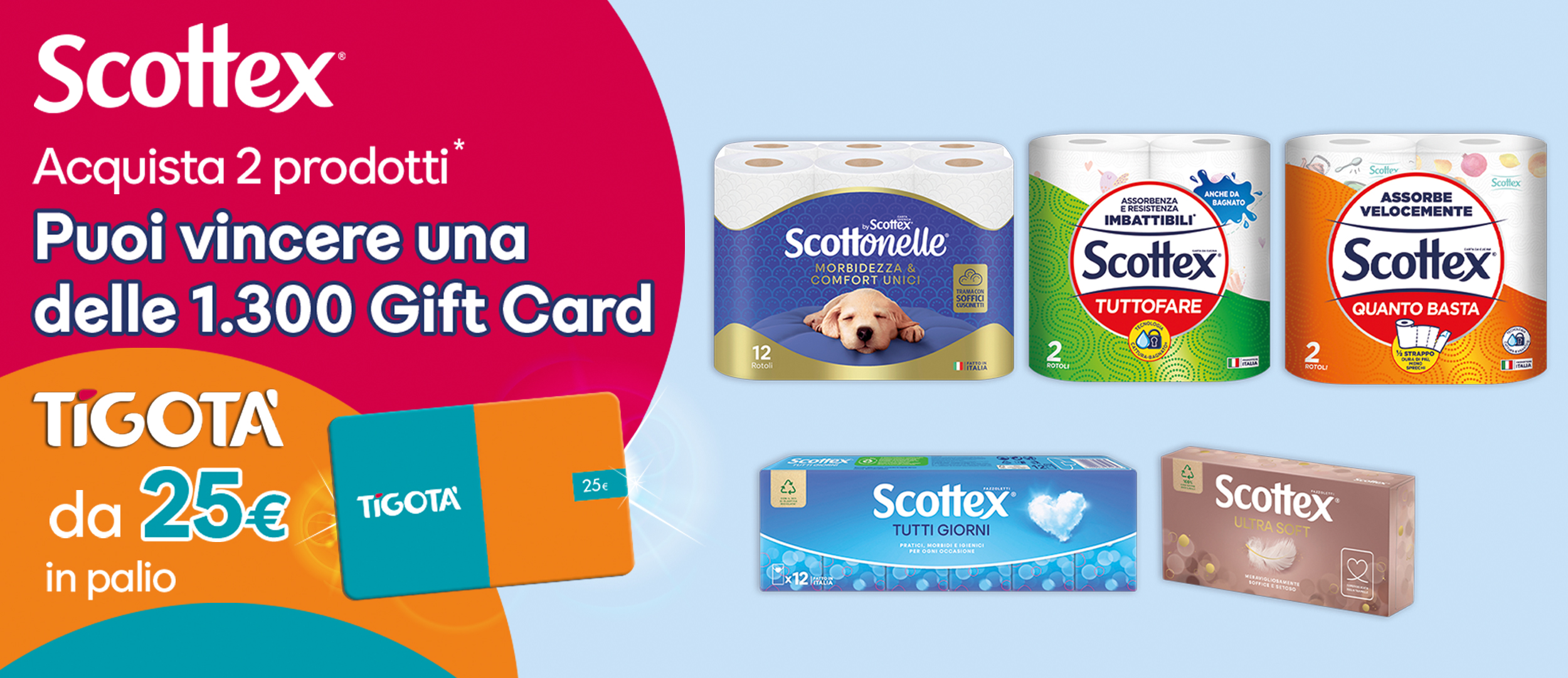 immagine desktop del concorso Concorso Prova a vincere la gift card Tigotà